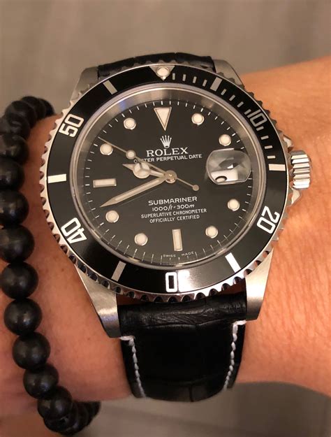 cheap rolex leather|rolex leather watch price.